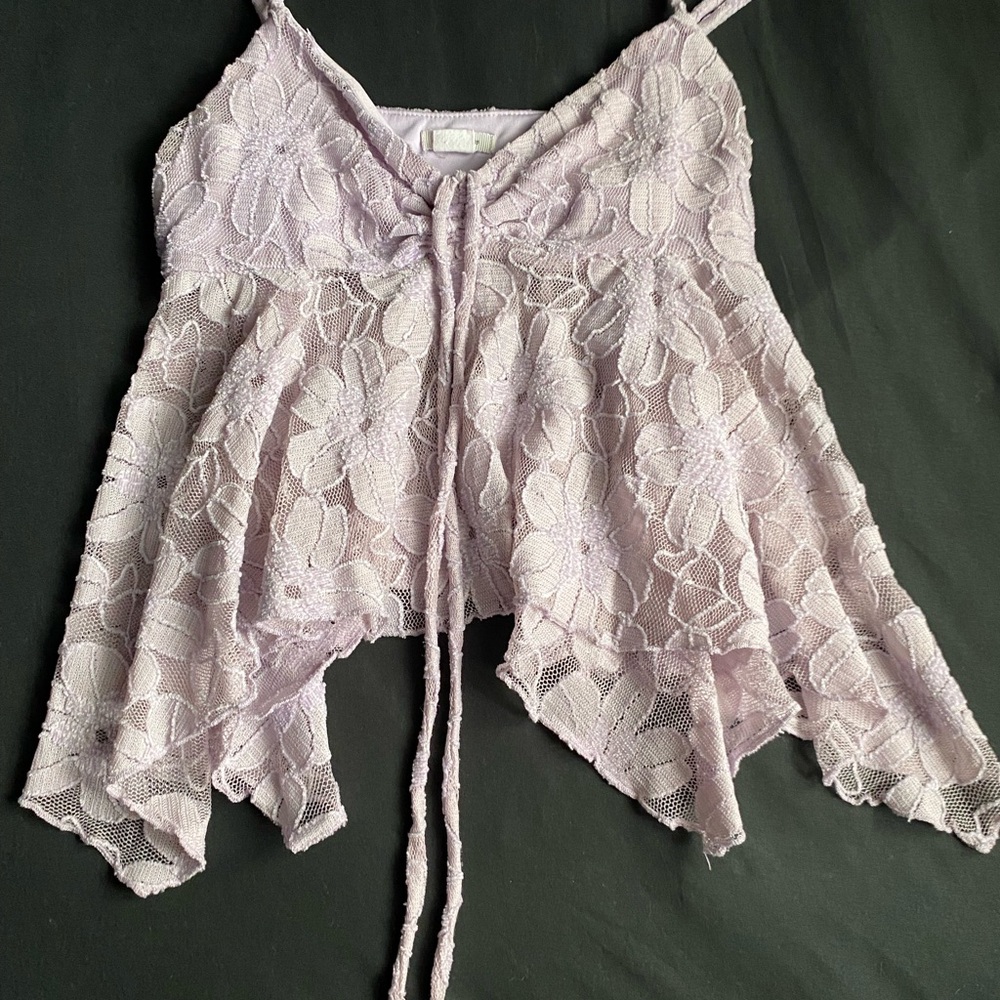 Kimchi Blue Lilac Lace Top